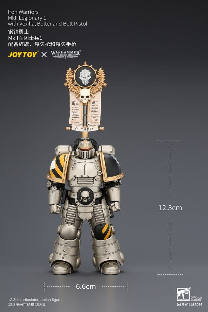 Warhammer The Horus Heresy Actionfigur Iron Warriors MkII Legionary 1 12 cm - Preorder - ETA: 25.11.2026