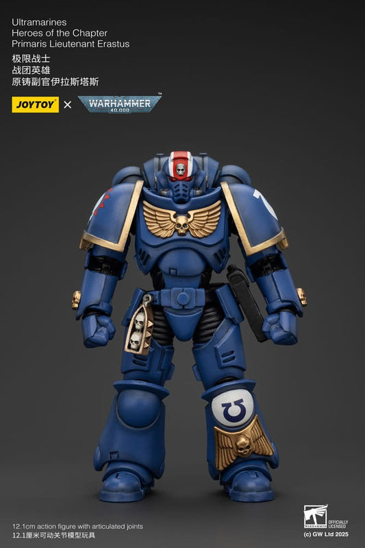 Warhammer 40k Actionfigur 1/18 Ultramarines Heroes of the Chapter Primaris Lieutenant Erastus 20 cm - Versand: 5-7 Tage nach Bestellung