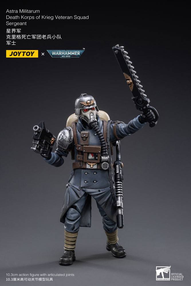 Warhammer 40k Actionfigur 1/18 Death Korps of Krieg Veteran Squad Sergeant 10 cm - Preorder - ETA: 20.11.2025