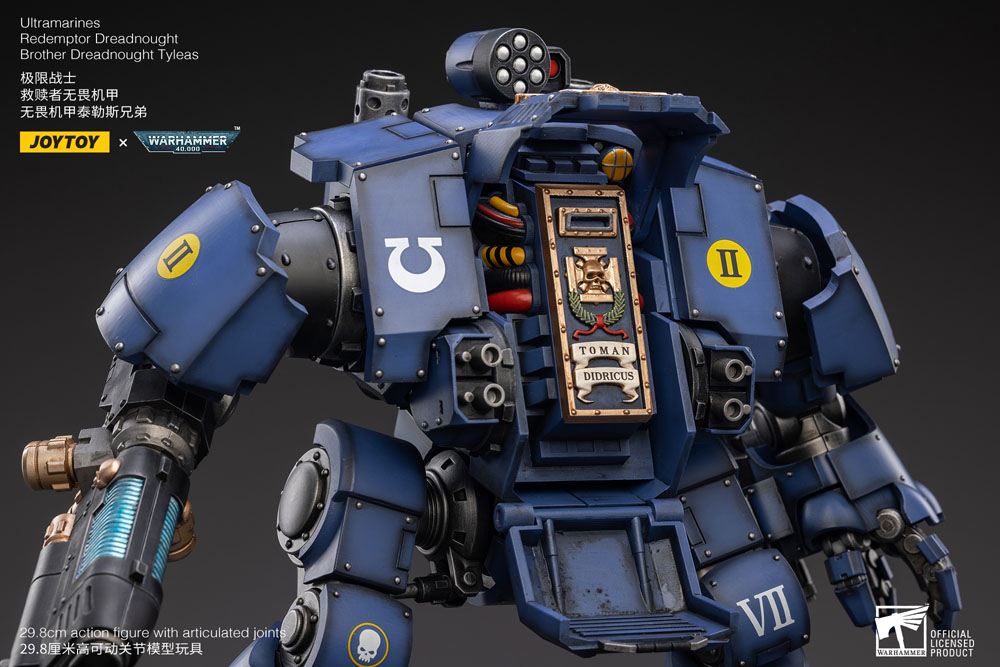 Warhammer 40,000 Actionfigur 1/18 Ultramarines Redemptor Dreadnought Brother Dreadnought Tyleas 30 cm Reproduktion - Preorder - ETA: 01.09.2026
