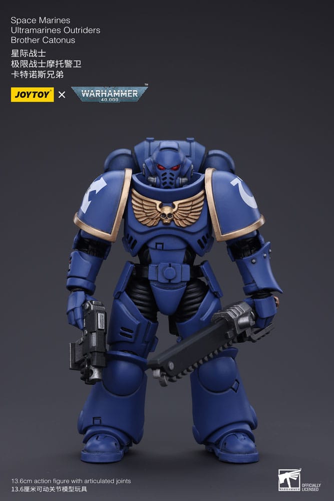 Warhammer 40k Actionfigur 1/18 Space Marines Ultramarines Outriders Brother Catonus 14 cm      - Preorder - ETA: 25.03.2026