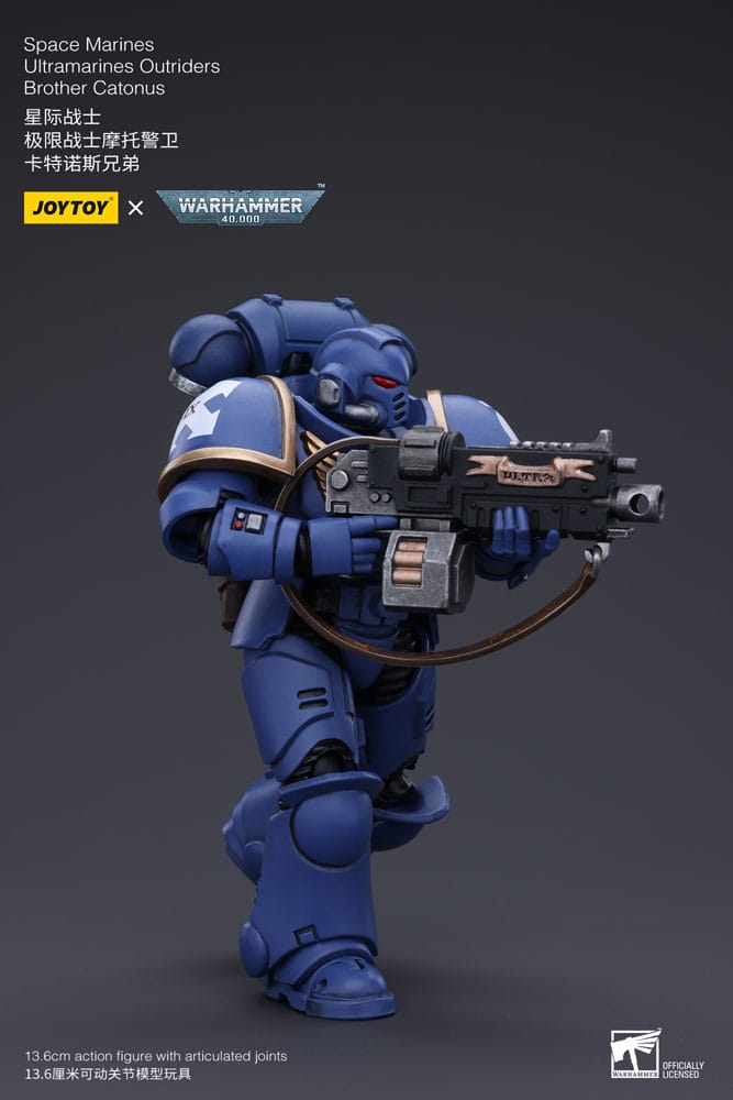 Warhammer 40k Actionfigur 1/18 Space Marines Ultramarines Outriders Brother Catonus 14 cm      - Preorder - ETA: 25.03.2026