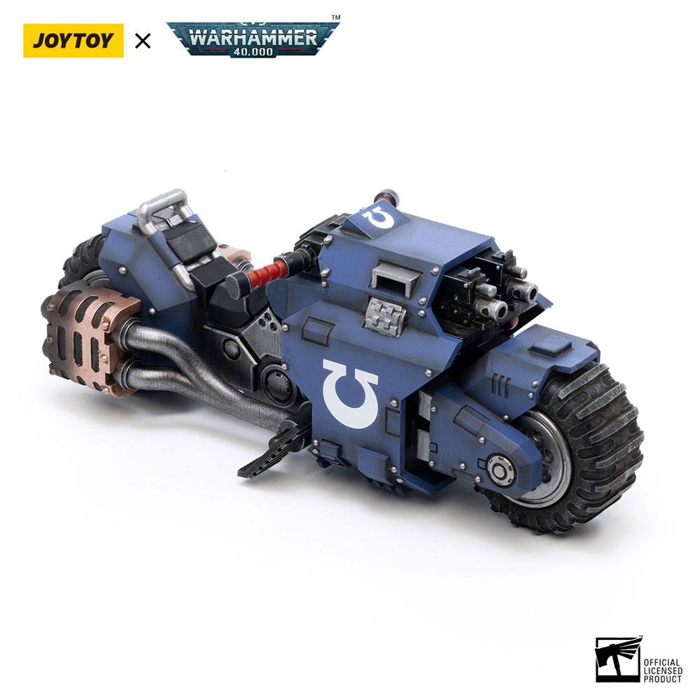 Warhammer 40k Fahrzeug 1/18 Ultramarines Outrider Bike 22 cm  - Preorder - ETA: 25.03.2026