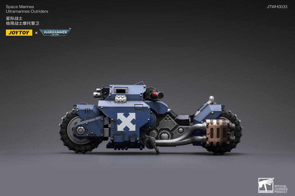 Warhammer 40k Fahrzeug 1/18 Ultramarines Outrider Bike 22 cm  - Preorder - ETA: 25.03.2026