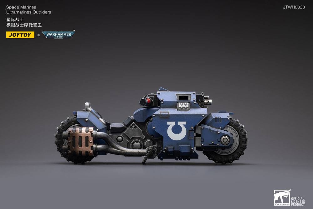 Warhammer 40k Fahrzeug 1/18 Ultramarines Outrider Bike 22 cm  - Preorder - ETA: 25.03.2026