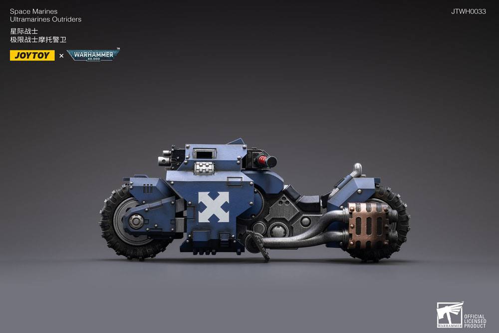 Warhammer 40k Fahrzeug 1/18 Ultramarines Outrider Bike 22 cm  - Preorder - ETA: 25.03.2026