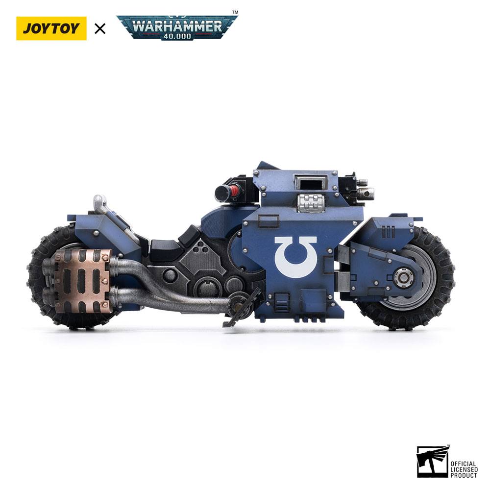 Warhammer 40k Fahrzeug 1/18 Ultramarines Outrider Bike 22 cm  - Preorder - ETA: 25.03.2026