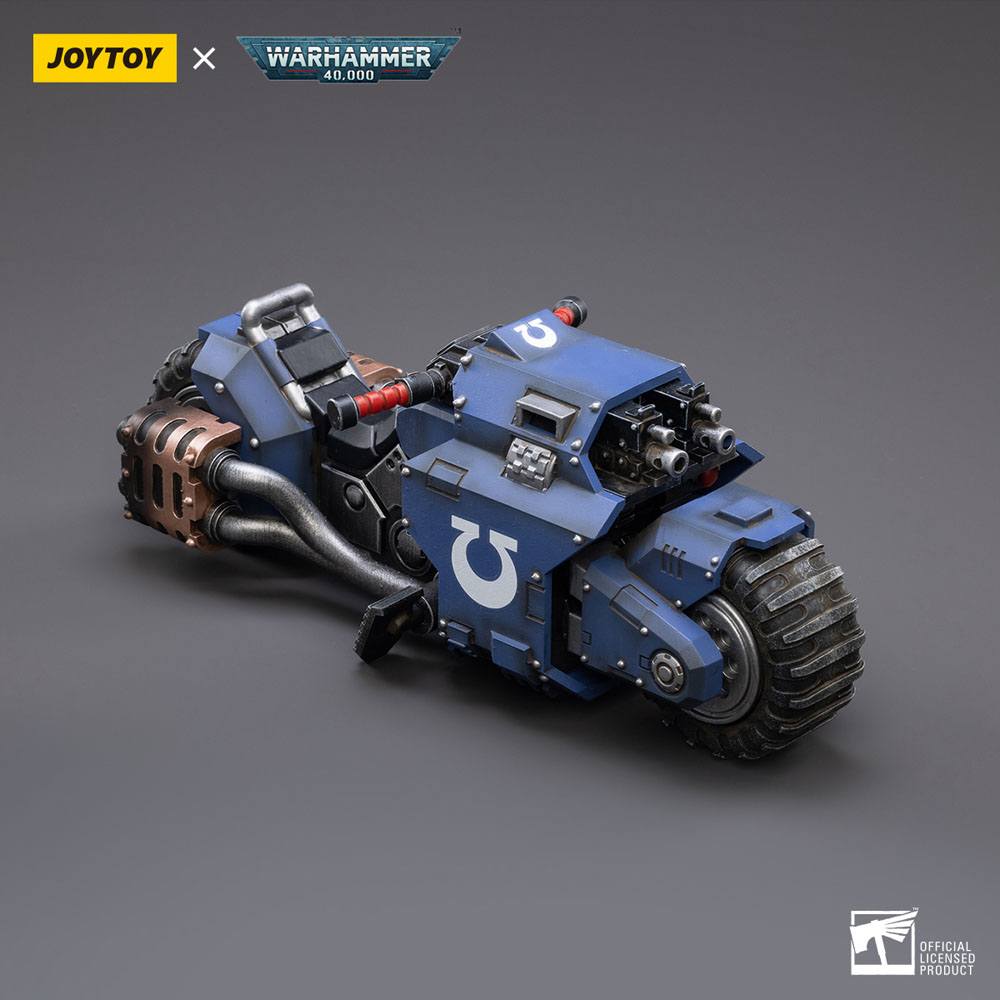 Warhammer 40k Fahrzeug 1/18 Ultramarines Outrider Bike 22 cm  - Preorder - ETA: 25.03.2026