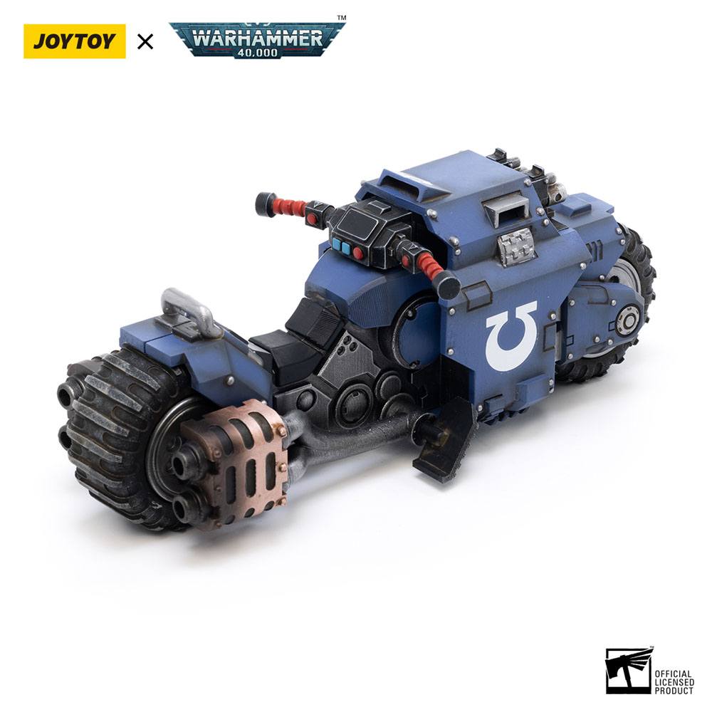 Warhammer 40k Fahrzeug 1/18 Ultramarines Outrider Bike 22 cm  - Preorder - ETA: 25.03.2026
