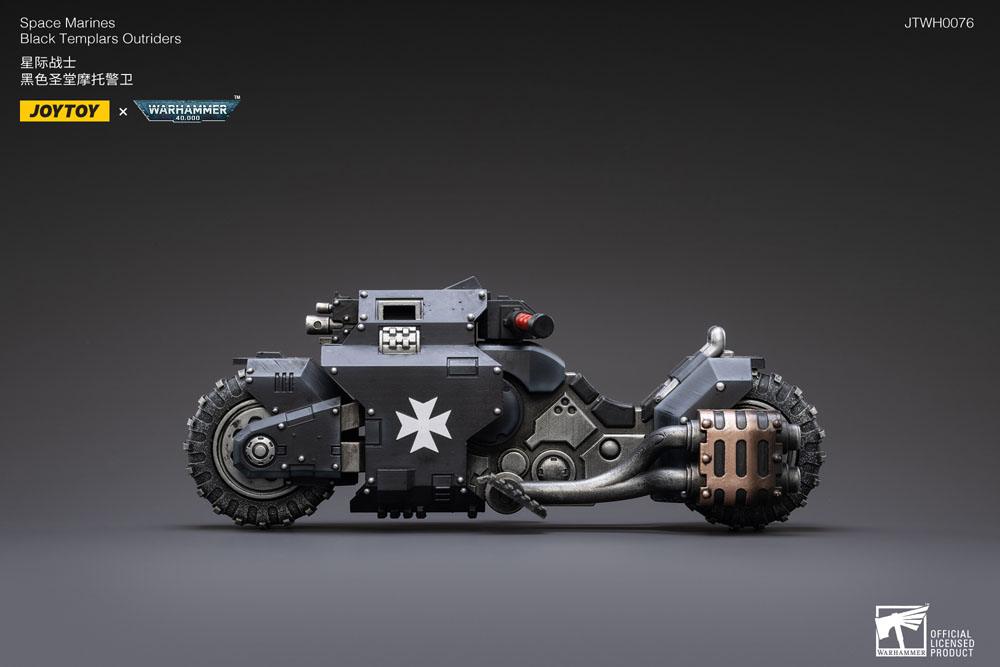 Warhammer 40k Fahrzeug 1/18 Black Templars Outrider Bike 22 cm - Versand: 5-7 Tage nach Bestellung