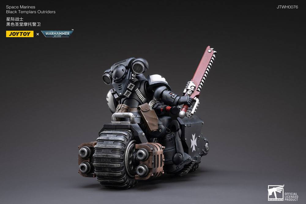 Warhammer 40k Fahrzeug 1/18 Black Templars Outrider Bike 22 cm - Versand: 5-7 Tage nach Bestellung