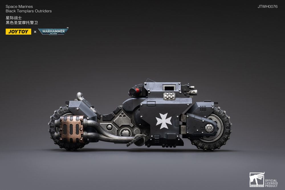 Warhammer 40k Fahrzeug 1/18 Black Templars Outrider Bike 22 cm - Versand: 5-7 Tage nach Bestellung