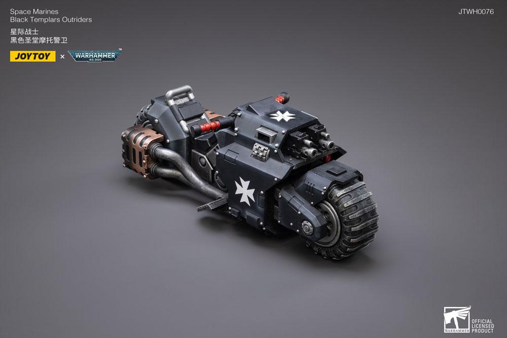Warhammer 40k Fahrzeug 1/18 Black Templars Outrider Bike 22 cm - Versand: 5-7 Tage nach Bestellung