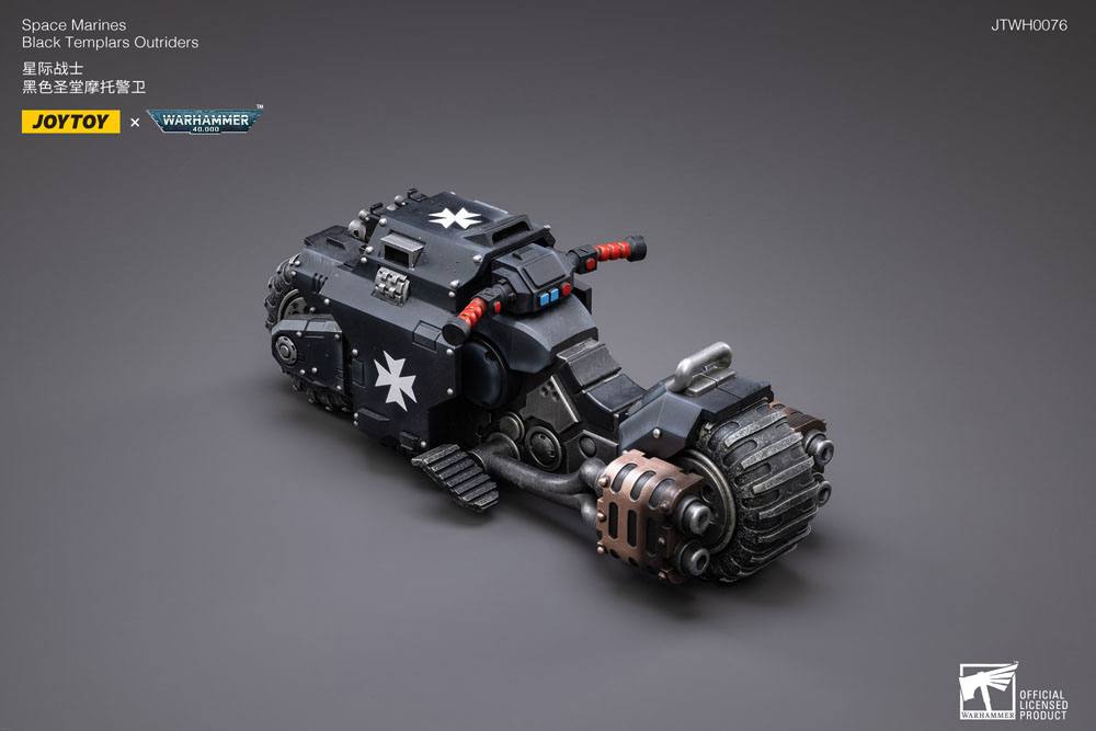 Warhammer 40k Fahrzeug 1/18 Black Templars Outrider Bike 22 cm - Versand: 5-7 Tage nach Bestellung
