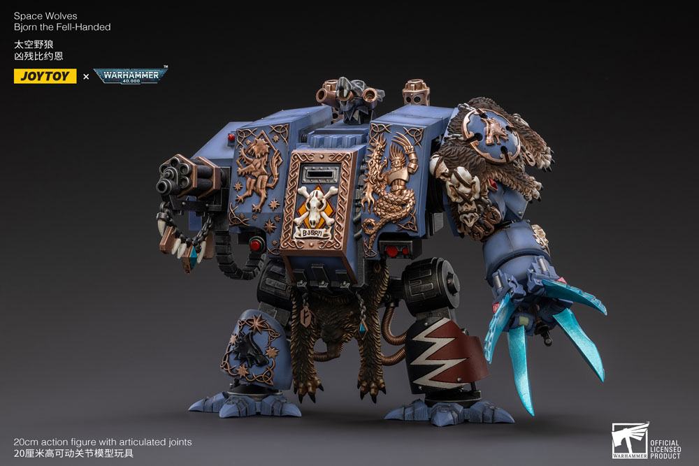 Warhammer 40k Actionfigur 1/18 Space Wolves Bjorn the Fell-Handed 19 cm - Preorder - ETA: 24.11.2025