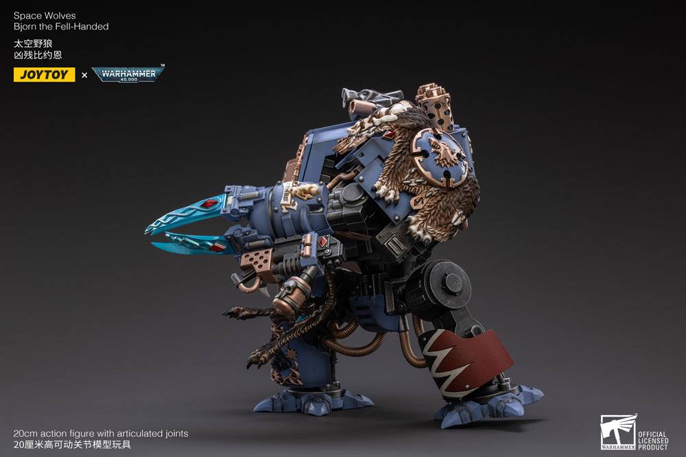 Warhammer 40k Actionfigur 1/18 Space Wolves Bjorn the Fell-Handed 19 cm - Preorder - ETA: 24.11.2025
