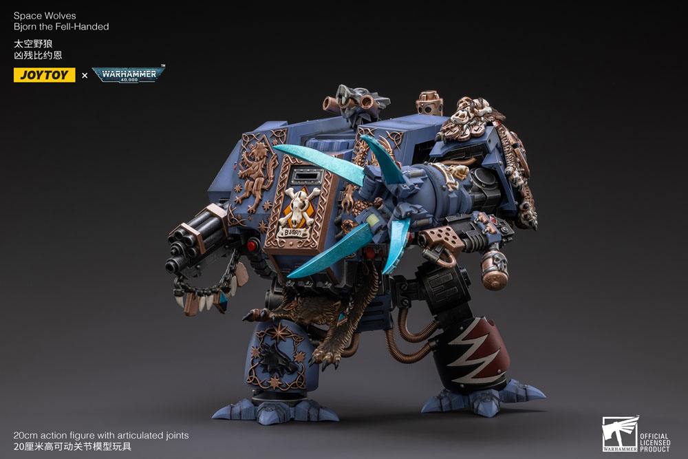 Warhammer 40k Actionfigur 1/18 Space Wolves Bjorn the Fell-Handed 19 cm - Preorder - ETA: 24.11.2025