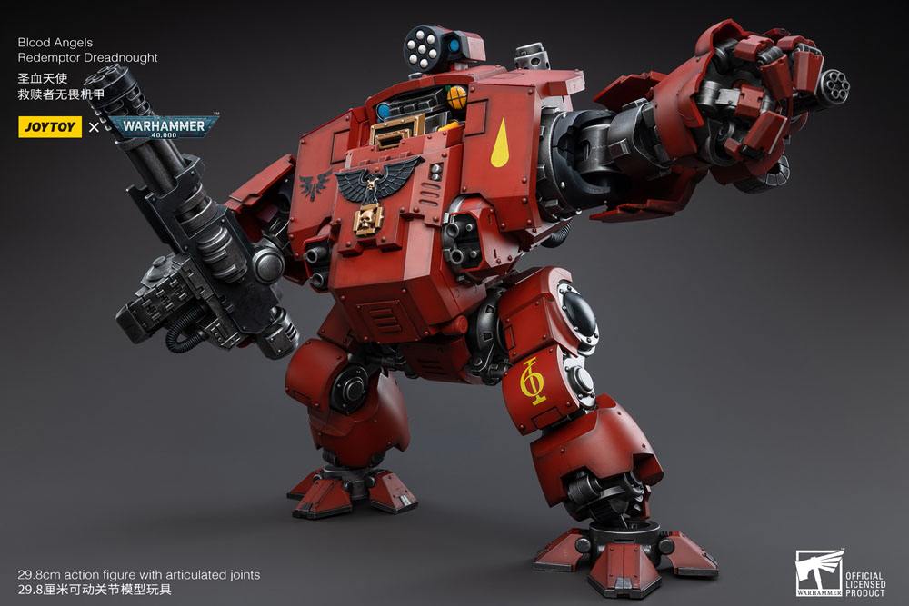 Warhammer 40k Actionfigur 1/18 Blood Angels Redemptor Dreadnought 30 cm - Preorder - ETA: 26.01.2026