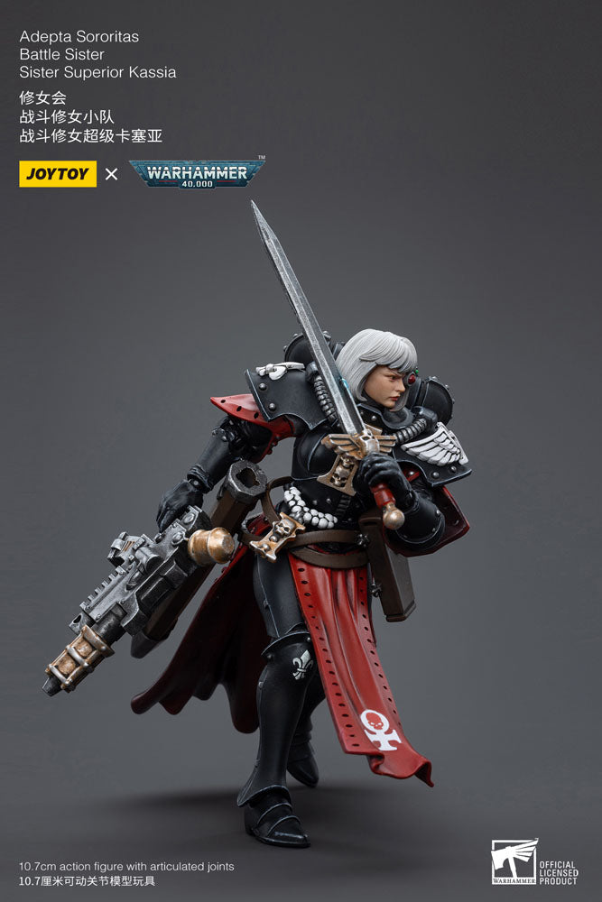 Warhammer 40k Actionfigur 1/18 Adepta Sororitas Battle Sister Sister Kassia 10 cm - Preorder - ETA: 24.11.2025