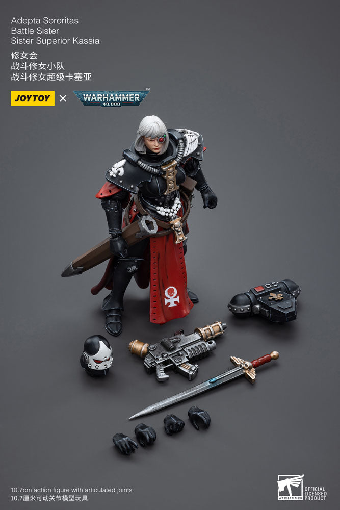 Warhammer 40k Actionfigur 1/18 Adepta Sororitas Battle Sister Sister Kassia 10 cm - Preorder - ETA: 24.11.2025