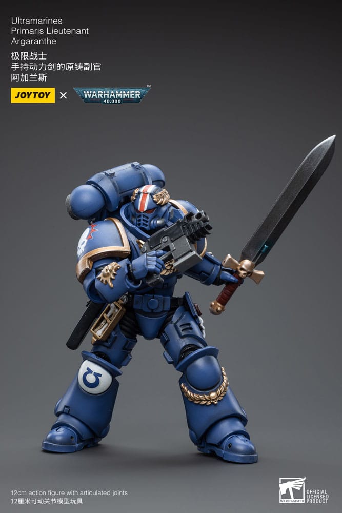 Warhammer 40k Actionfigur 1/18 Ultramarines Primaris Lieutenant Argaranthe 12 cm - Preorder - ETA: 08.09.2025