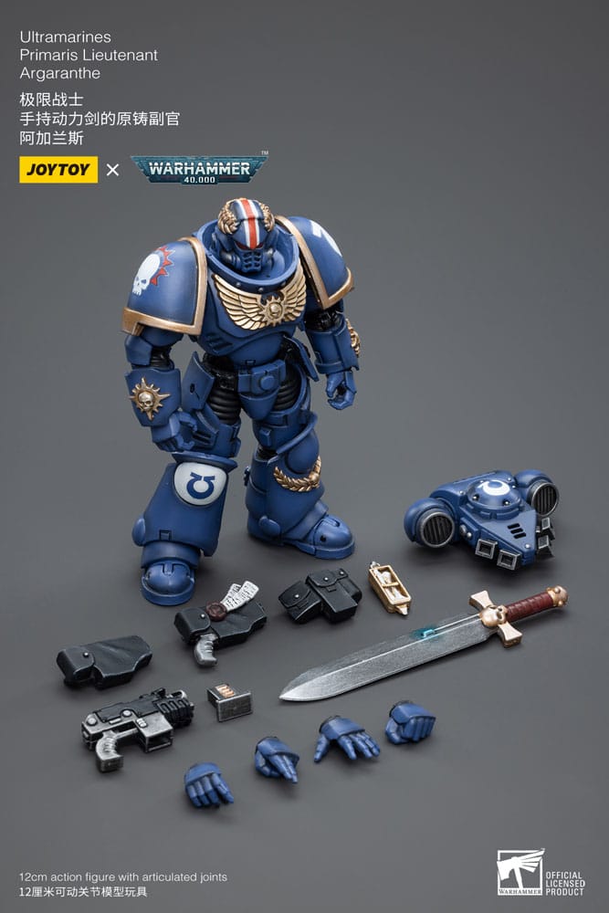 Warhammer 40k Actionfigur 1/18 Ultramarines Primaris Lieutenant Argaranthe 12 cm - Preorder - ETA: 08.09.2025