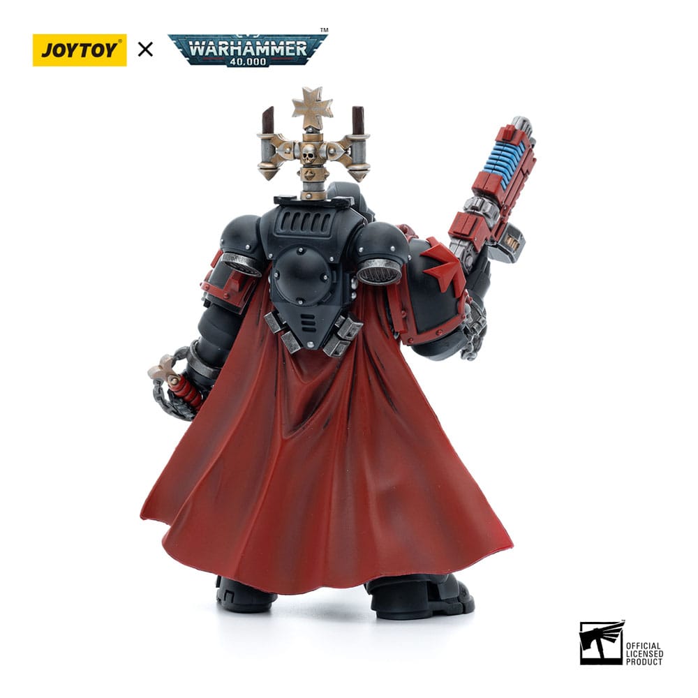 Warhammer 40k Actionfigur 1/18 Black Templars Sword Brethren Brother Lombast 12 cm - Preorder - ETA: 25.11.2025