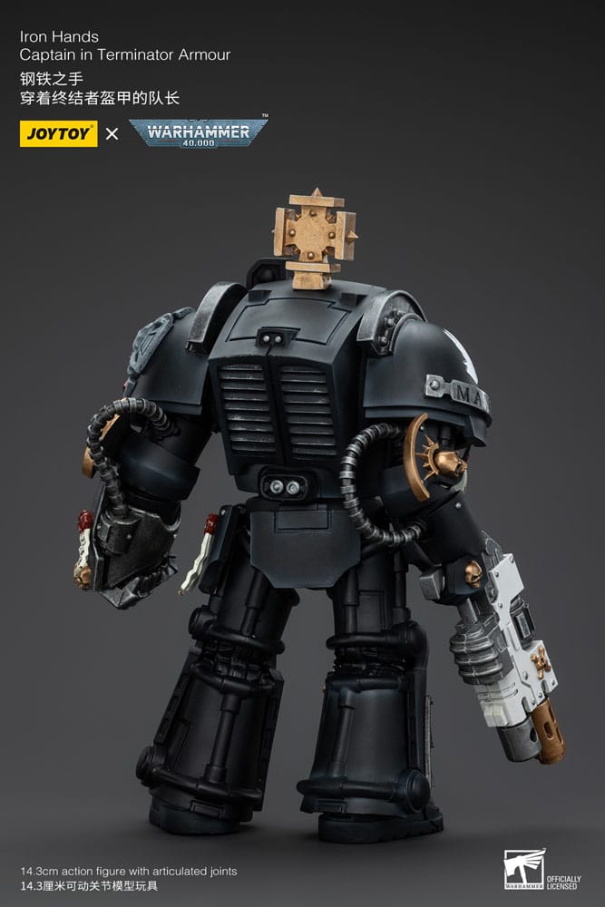 Warhammer 40k Actionfigur 1/18 Iron Hands Captain in Terminator Armour 14 cm - Versand: 5-7 Tage nach Bestellung