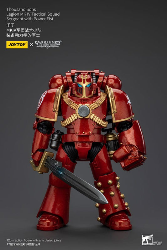 Warhammer The Horus Heresy Actionfigur 1/18 Thousand Sons Legion MK IV Tactical Squad Sergeant with Power Fist 12 cm       - Versand: 5-7 Tage nach Bestellung