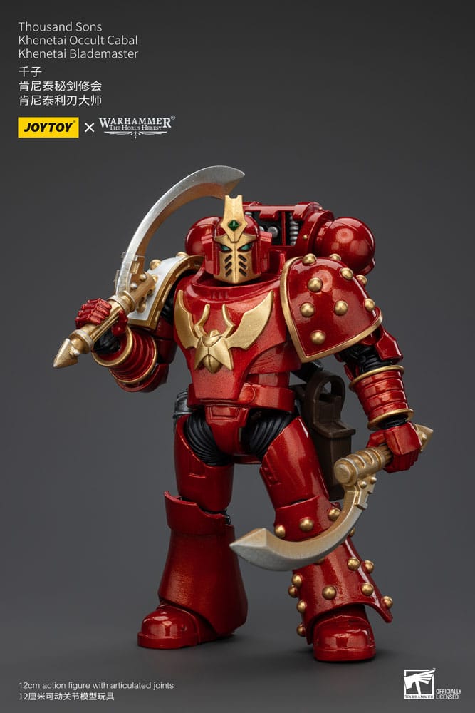 Warhammer The Horus Heresy Actionfigur 1/18 Thousand Sons Khenetai Occult Cabal Khenetai Blademaster 12 cm - Versand: 5-7 Tage nach Bestellung