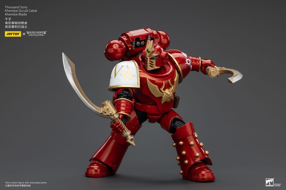 Warhammer The Horus Heresy Actionfigur 1/18 Thousand Sons Khenetai Occult Cabal Khenetai Blade 12 cm - Versand: 5-7 Tage nach Bestellung