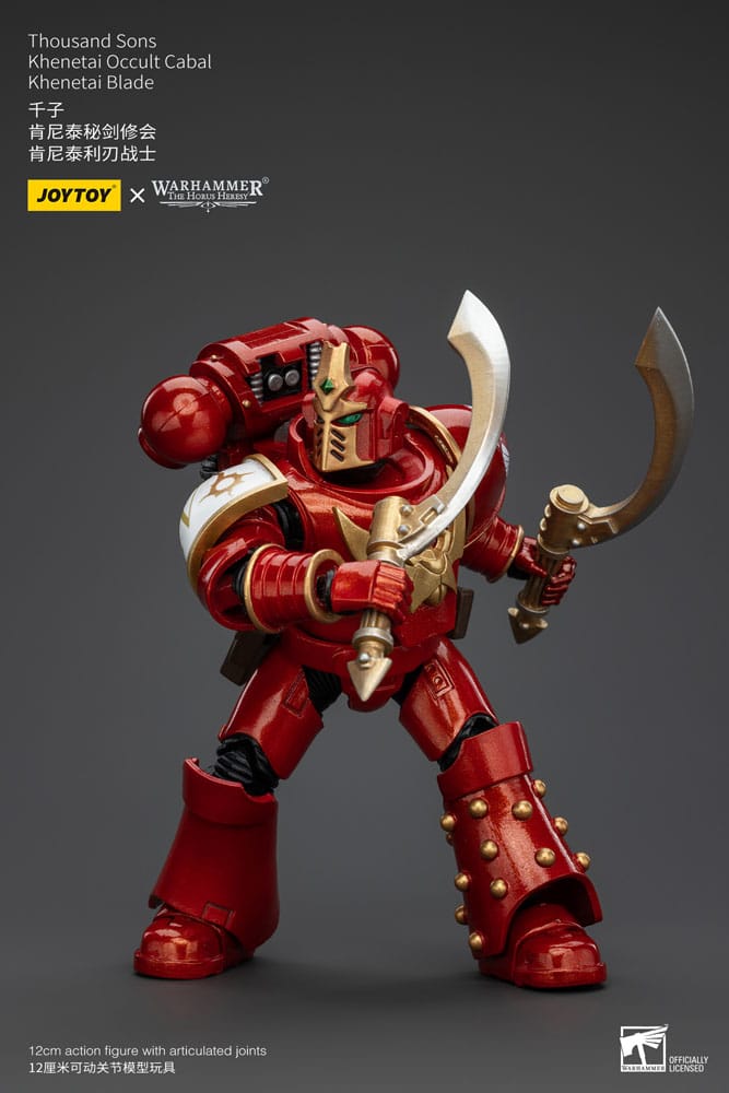 Warhammer The Horus Heresy Actionfigur 1/18 Thousand Sons Khenetai Occult Cabal Khenetai Blade 12 cm - Versand: 5-7 Tage nach Bestellung