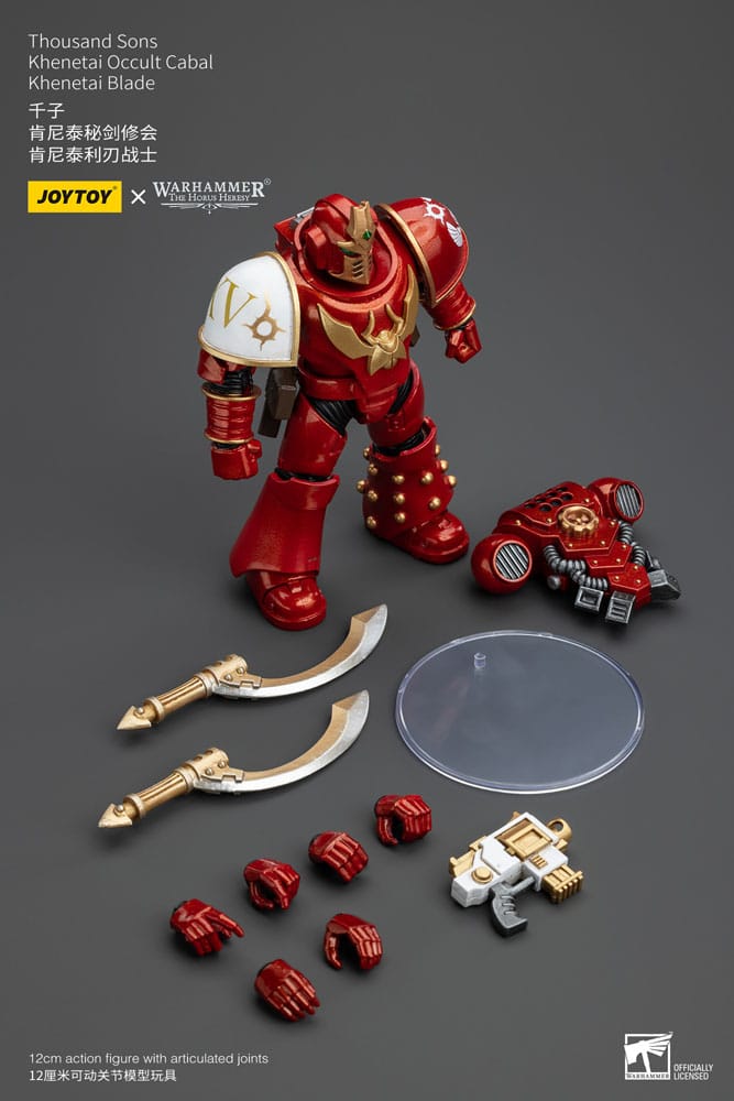 Warhammer The Horus Heresy Actionfigur 1/18 Thousand Sons Khenetai Occult Cabal Khenetai Blade 12 cm - Versand: 5-7 Tage nach Bestellung