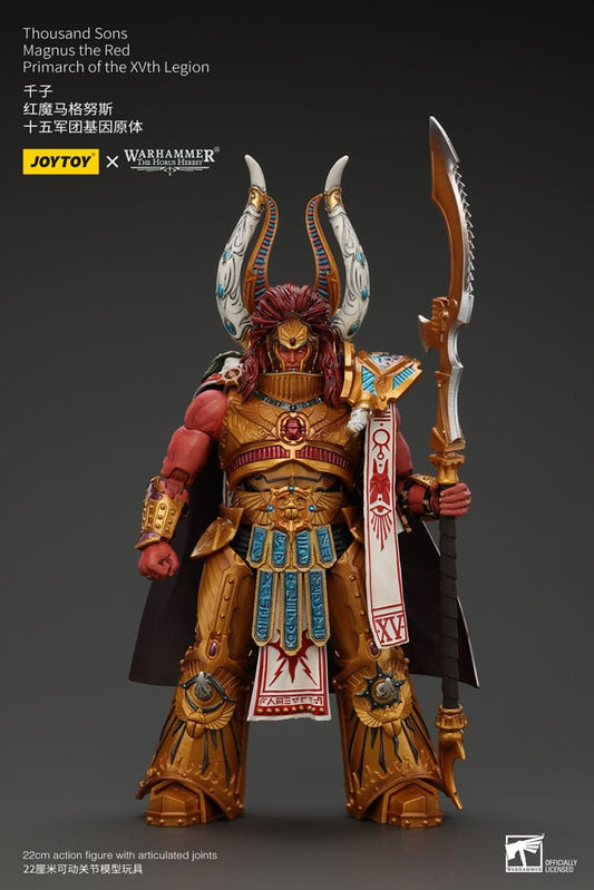 Warhammer The Horus Heresy Actionfigur 1/18 Thousand sons Magnus the Red Primarch of the XVth Legion 12 cm   - Versand: 5-7 Tage nach Bestellung