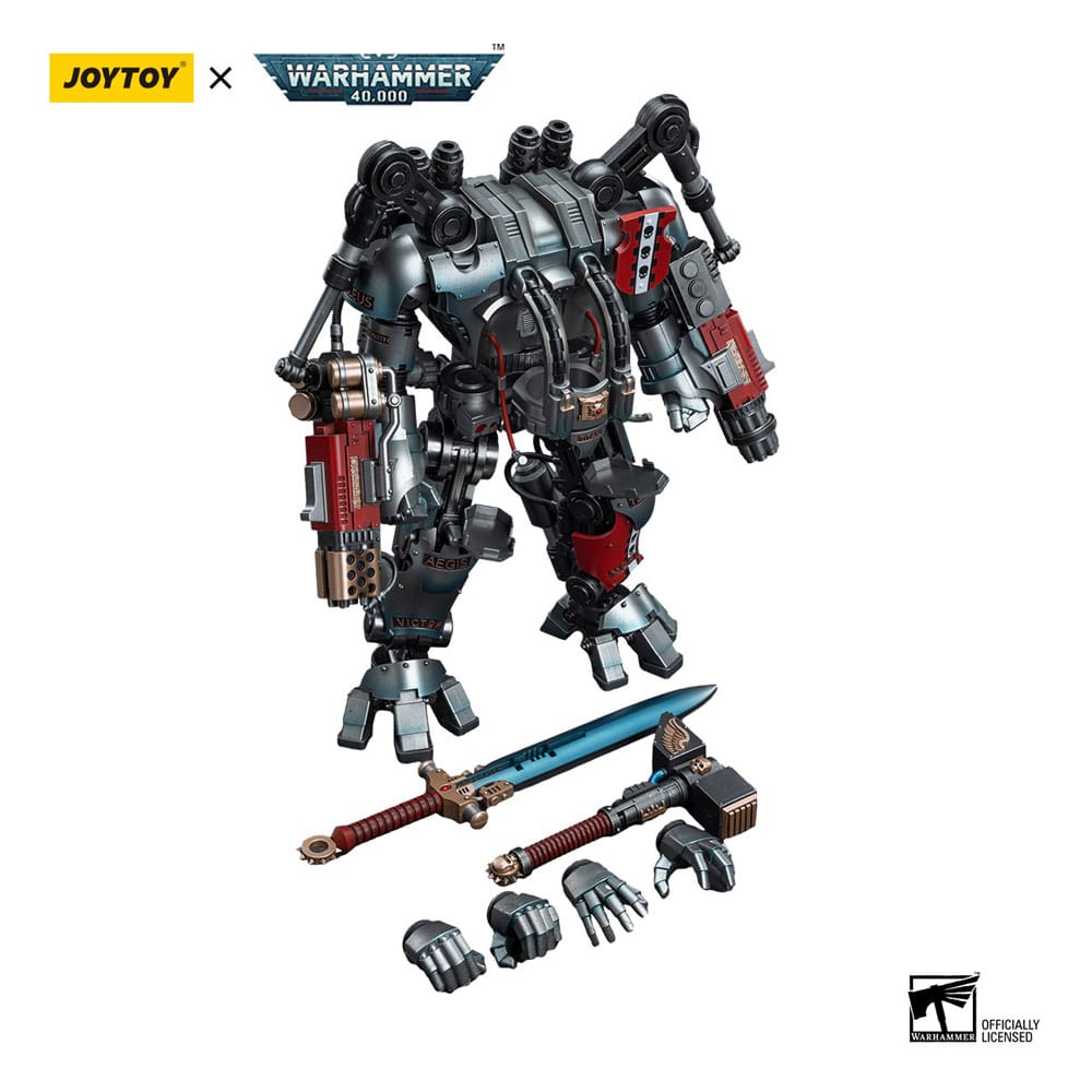Warhammer 40k Actionfigur 1/18 Grey Knights Nemesis Dreadknight (Including Grey Knights Terminator Caddon Vibova) 12 cm - Versand: 5-7 Tage nach Bestellung