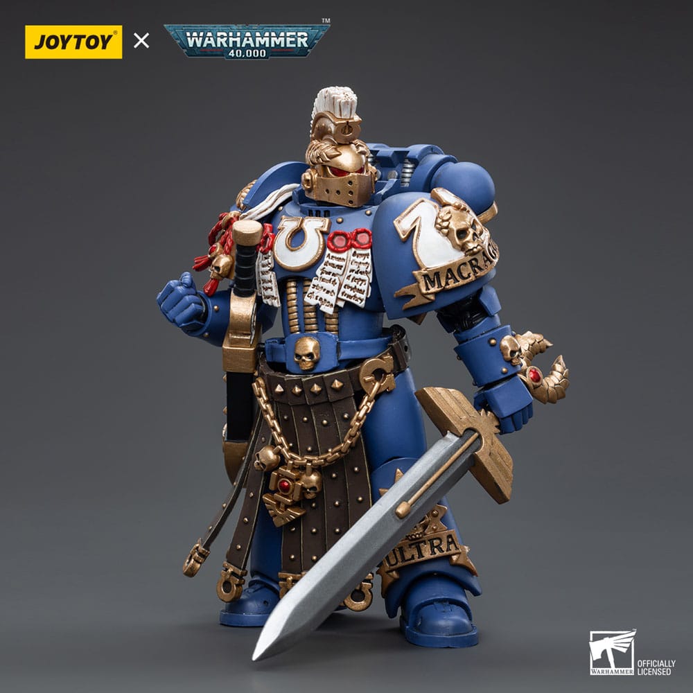 Warhammer 40k Actionfigur 1/18 Ultramarines Honour Guard Chapter Champion 12 cm - Versand: 5-7 Tage nach Bestellung