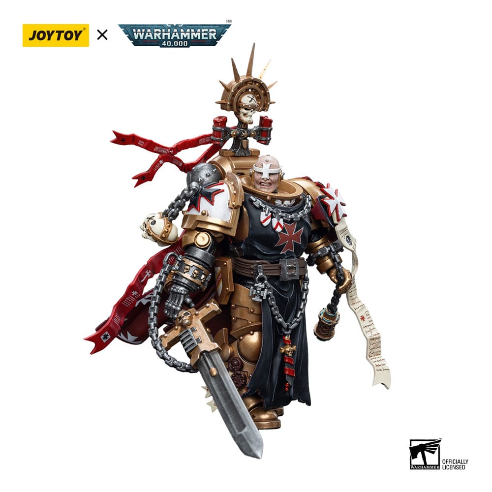 Warhammer 40k Actionfigur 1/18 Black Templars High Marshal Helbrecht 12 cm - Versand: 5-7 Tage nach Bestellung