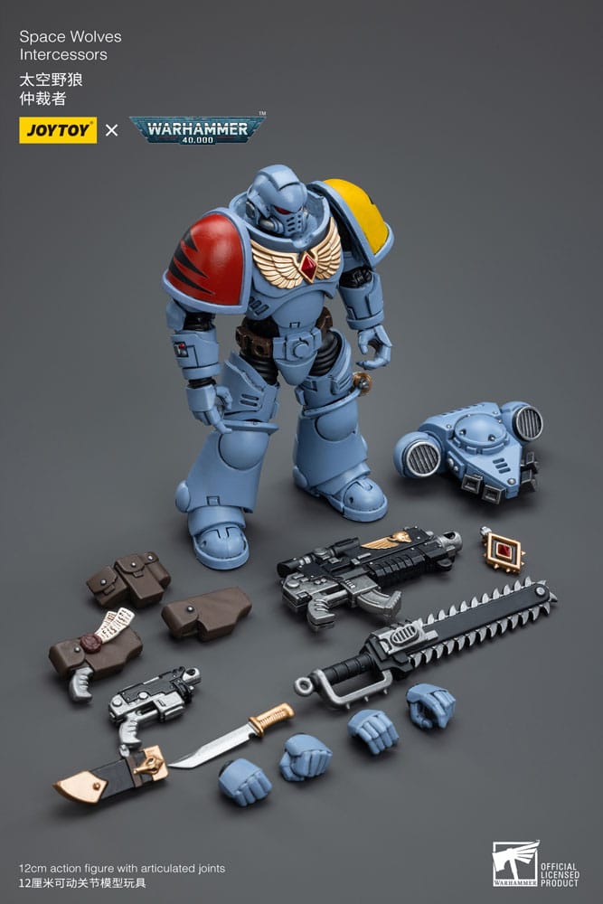 Warhammer 40k Actionfigur 1/18 Space Wolves Intercessors 12 cm - Preorder - ETA: 26.01.2026