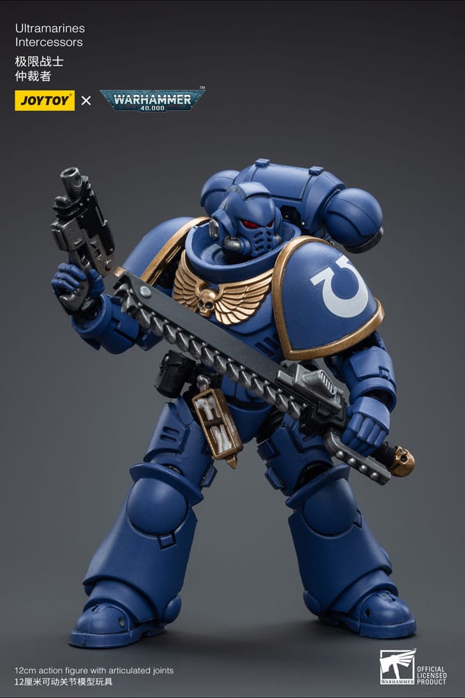 Warhammer 40k Actionfigur 1/18 Ultramarines Intercessors 12 cm - Preorder - ETA: 12.12.2025