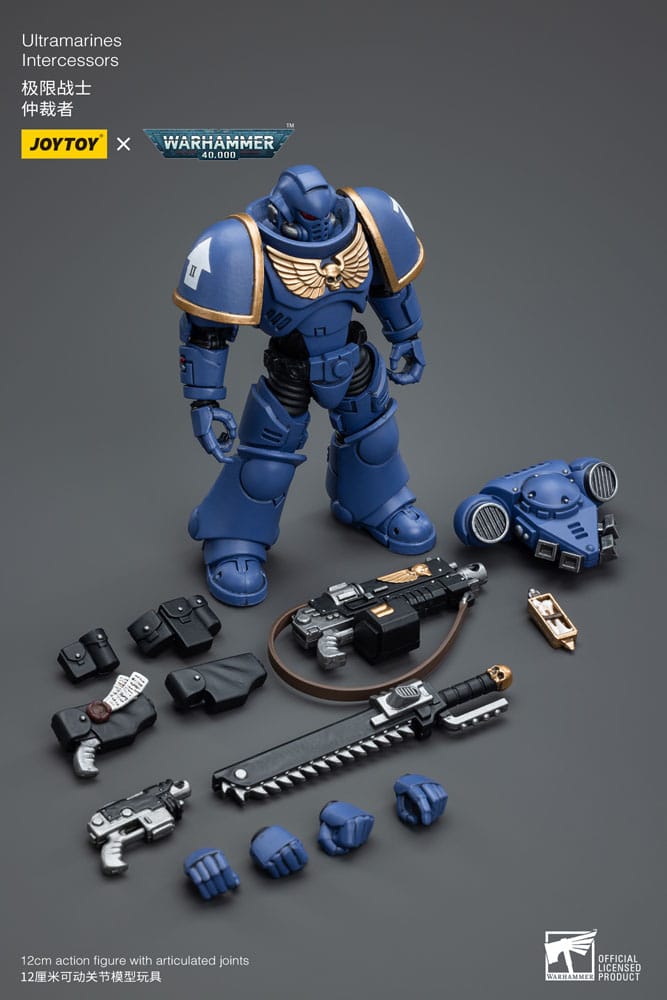 Warhammer 40k Actionfigur 1/18 Ultramarines Intercessors 12 cm - Preorder - ETA: 12.12.2025