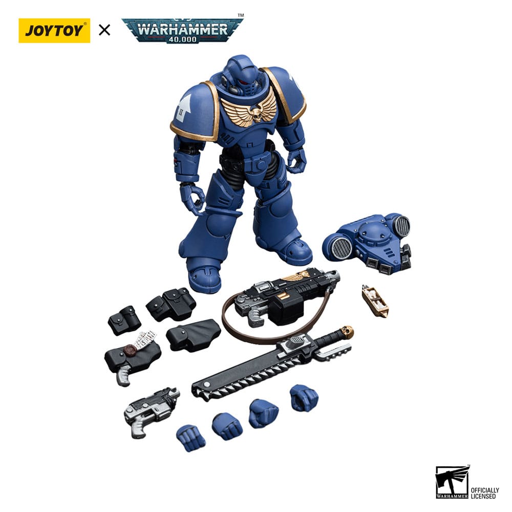 Warhammer 40k Actionfigur 1/18 Ultramarines Intercessors 12 cm - Preorder - ETA: 12.12.2025
