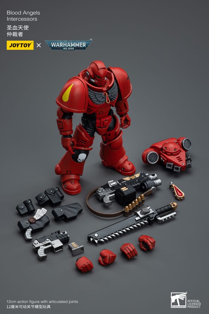 Warhammer 40k Actionfigur 1/18 Blood Angels Intercessors 12 cm - Preorder - ETA: 25.02.2026