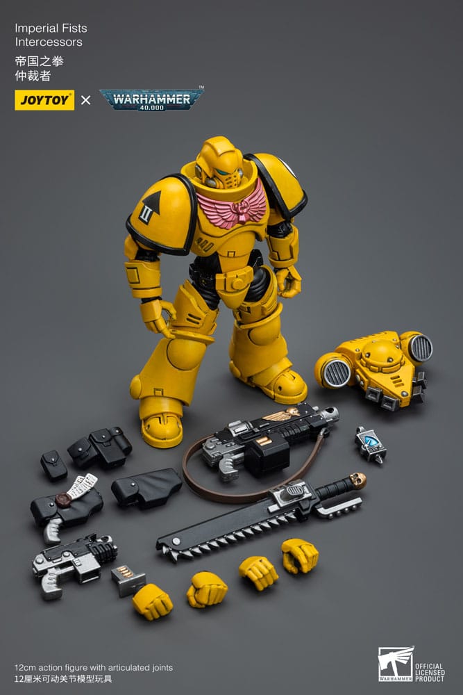Warhammer 40k Actionfigur 1/18 Imperial Fists Intercessors 12 cm - Preorder - ETA: 26.01.2026