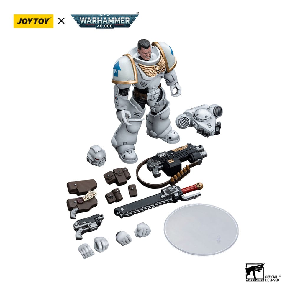 Warhammer 40k Actionfigur 1/18 Space Marines White Consuls Intercessors 1 12 cm - Preorder - ETA: 25.12.2025
