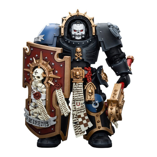 Warhammer 40k Actionfigur 1/18 Ultramarines Chaplain in Terminator Armour 12 cm    - Preorder - ETA: 24.11.2025