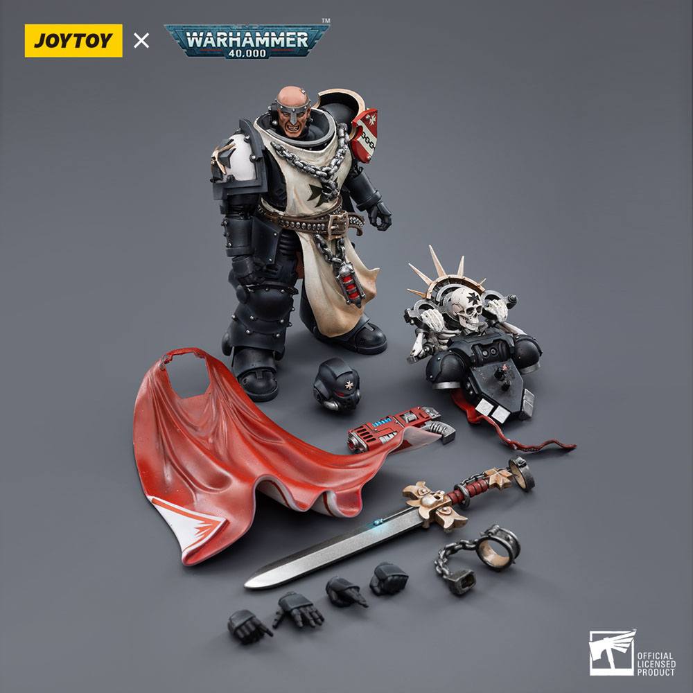 Warhammer 40k Actionfigur 1/18 Black Templars Marshal Baldeckrath 12 cm - Preorder - ETA: 25.11.2026