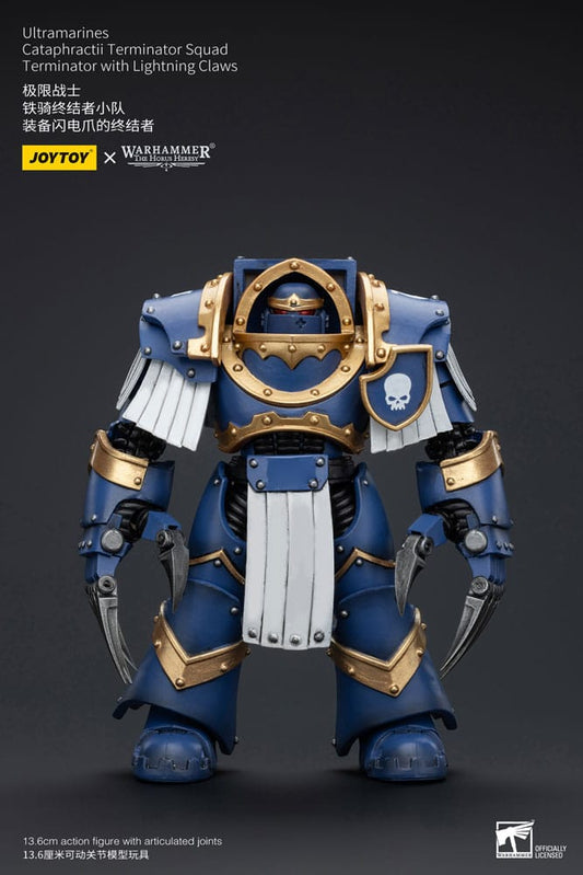 Warhammer The Horus Heresy Actionfigur 1/18 Ultramarines Cataphractii Terminator Squad Terminator with Lightning Claws 14 cm       - Versand: 5-7 Tage nach Bestellung