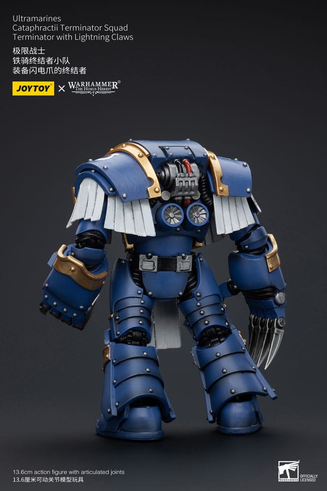 Warhammer The Horus Heresy Actionfigur 1/18 Ultramarines Cataphractii Terminator Squad Terminator with Lightning Claws 14 cm - Versand: 5-7 Tage nach Bestellung