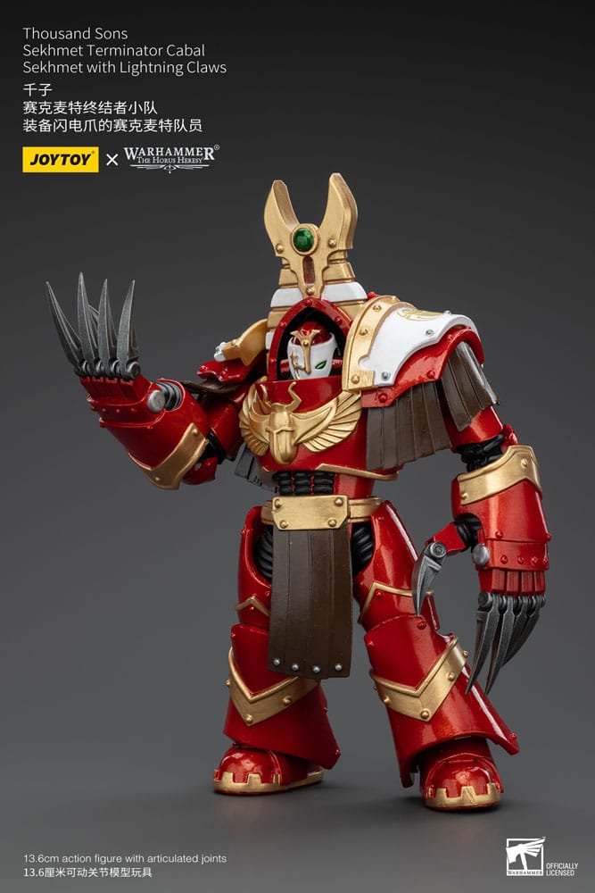 Warhammer The Horus Heresy Actionfigur 1/18 Thousand Sons Sekhmet Terminator Cabal Sekhmet with Lightning Claws 14 cm - Versand: 5-7 Tage nach Bestellung
