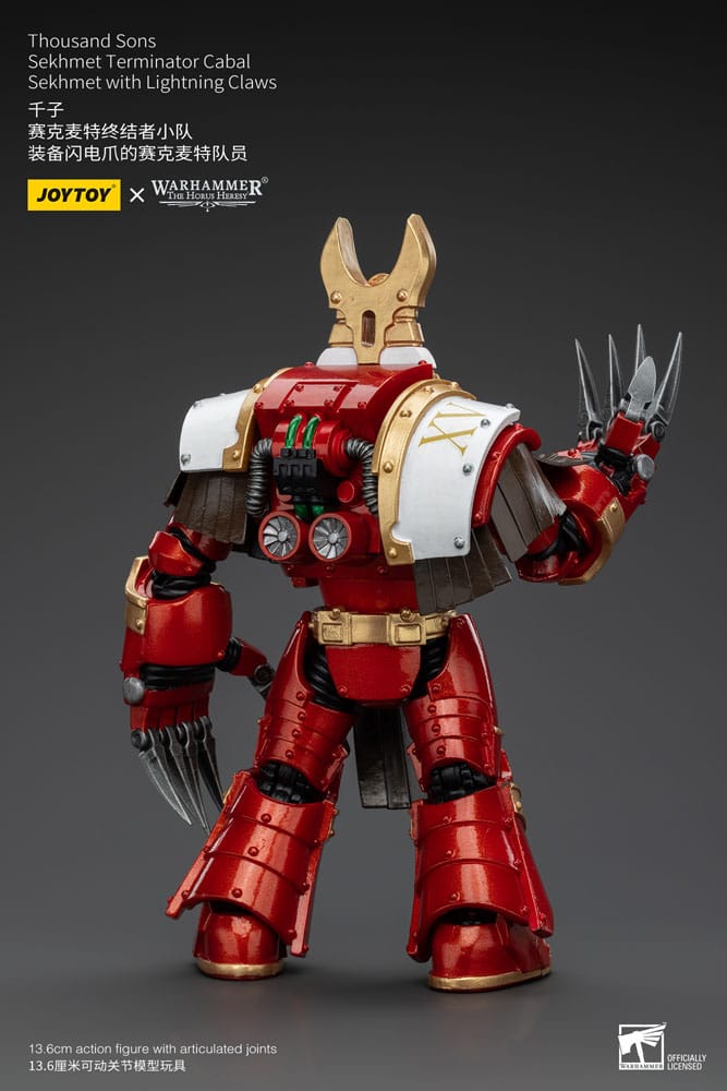 Warhammer The Horus Heresy Actionfigur 1/18 Thousand Sons Sekhmet Terminator Cabal Sekhmet with Lightning Claws 14 cm - Versand: 5-7 Tage nach Bestellung